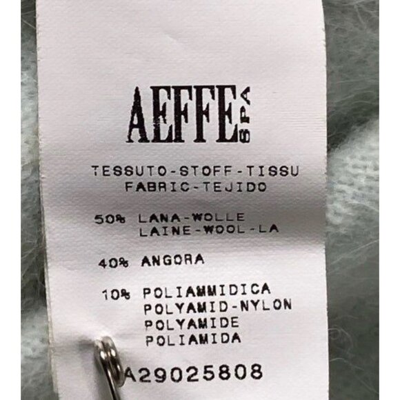 Moschino Vtg Mint Green Embellished Floral Beaded Sweater, Size 8, Feminine Chic - Picture 6 of 6